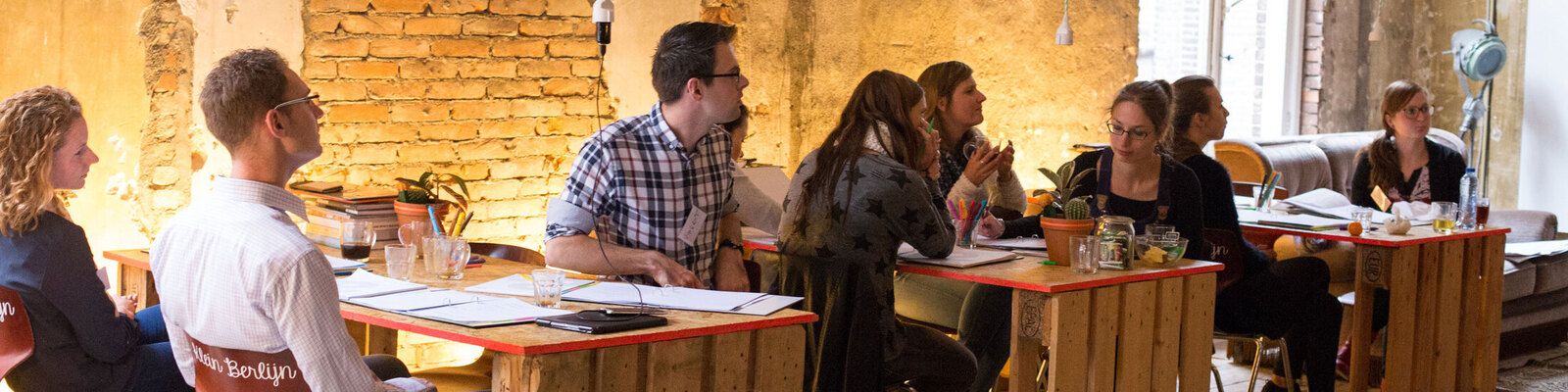 YEP trainers facilitating group discussion